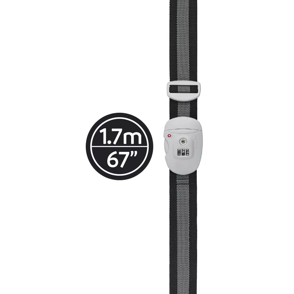 CINTA DE SEGURIDAD PARA EQUIPAJE TSA CON CLAVE