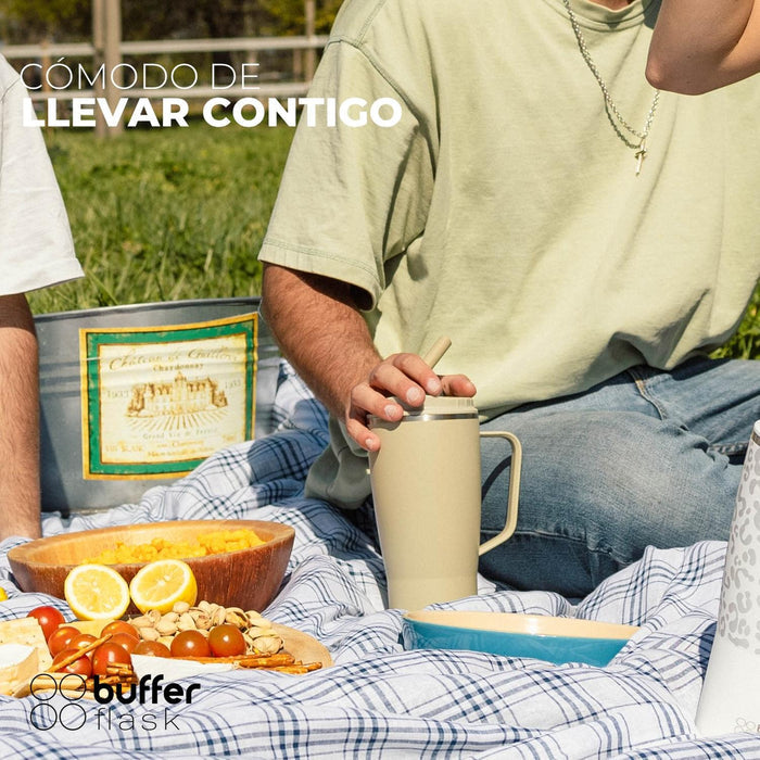 MUG VASO TÉRMICO BUFFER ROQUES 1 LT