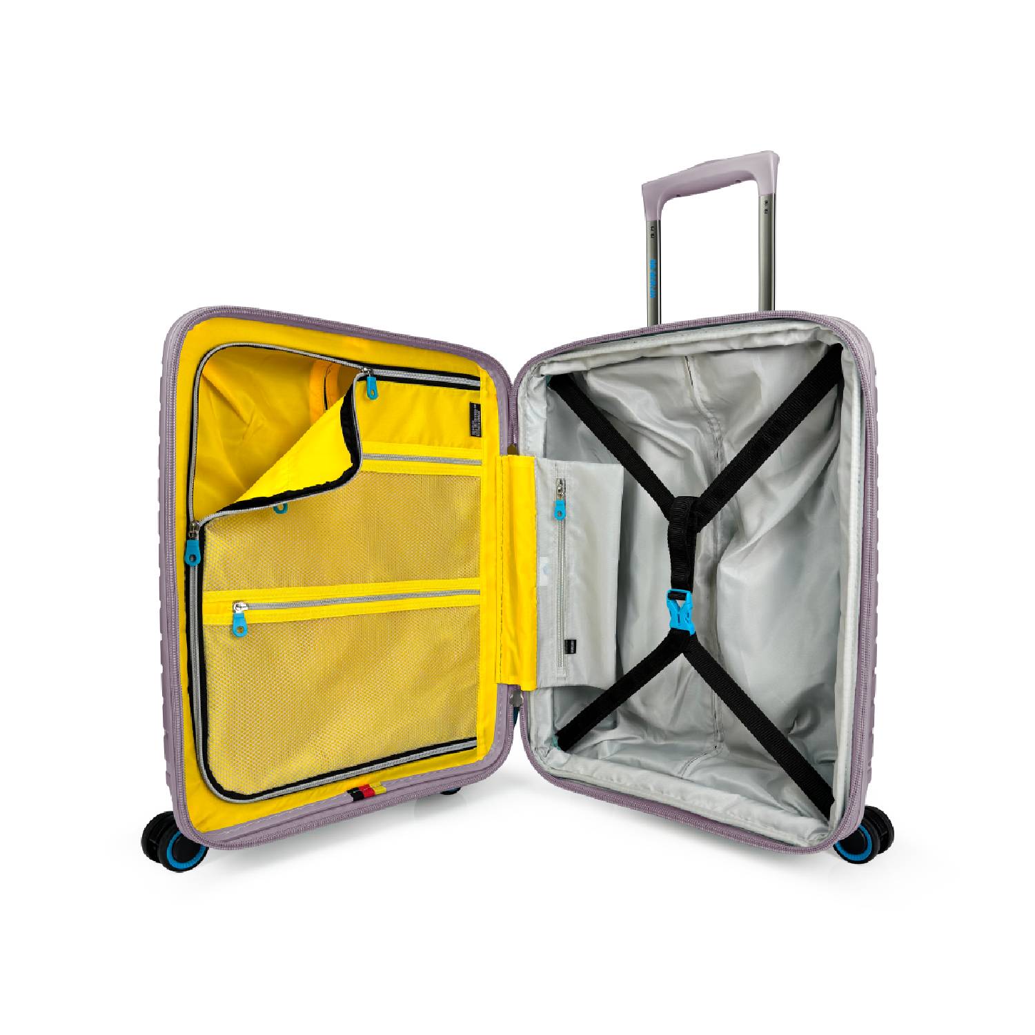 maleta de cabina 10 kgs liviana resistente con candado TSA con doble cierre de seguridad ruedas con giro 360 calidad alemana