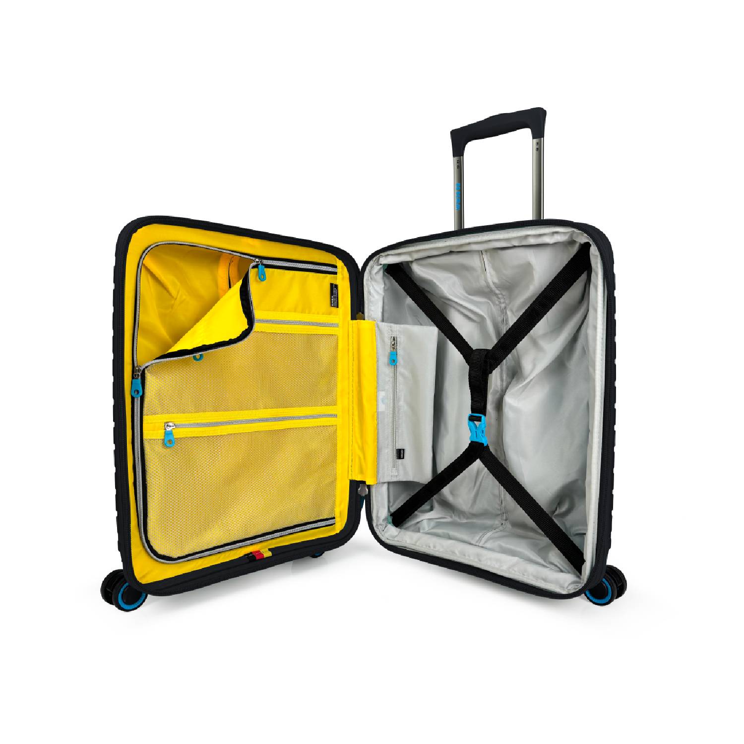 maleta de cabina 10 kgs liviana resistente con candado TSA con doble cierre de seguridad ruedas con giro 360 calidad alemana