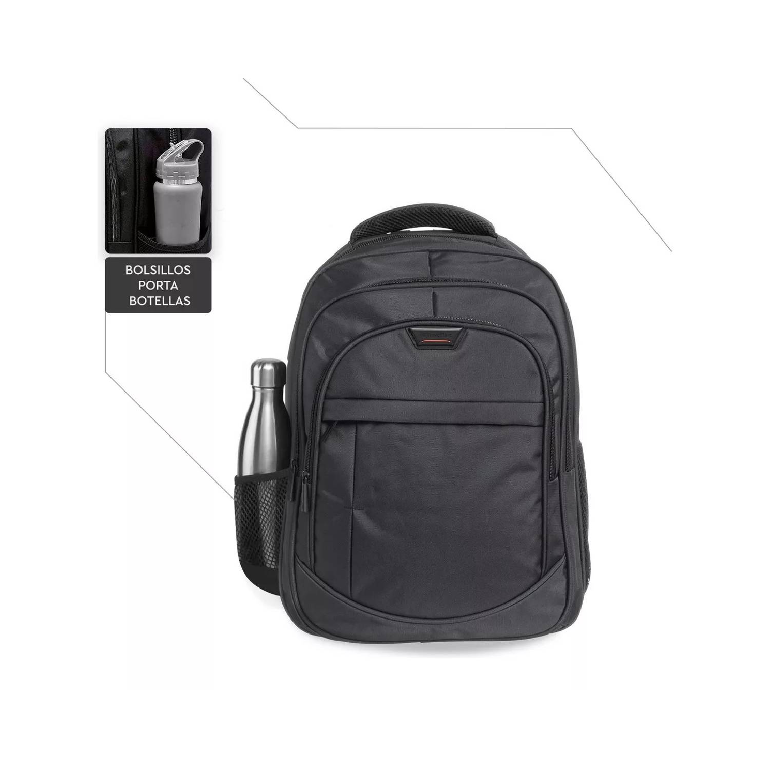 MOCHILA TRAVEL BLUE BP5653 PARA NOTEBOOK 15,6" 24LTS NEGRA - Pilgrim Tienda para viajeros