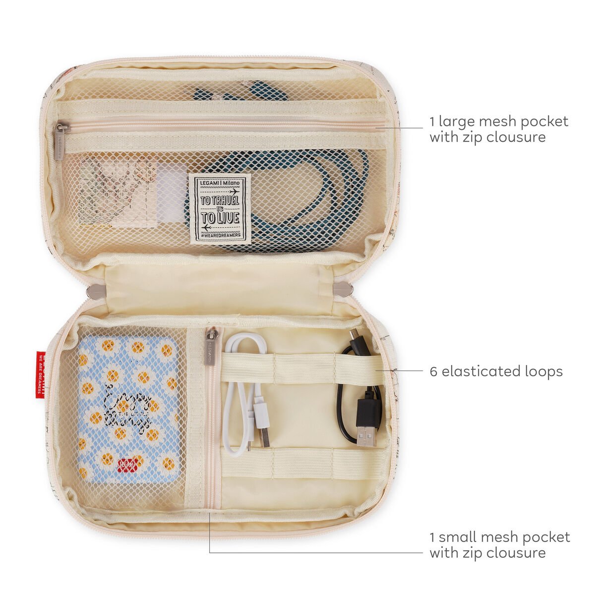 ESTUCHE ORGANIZADOR DE CABLES TRAVEL - Pilgrim Tienda para viajeros