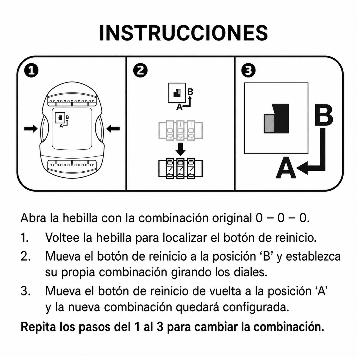 CINTA DE SEGURIDAD PARA EQUIPAJE TSA CON CLAVE - Pilgrim Tienda para viajeros