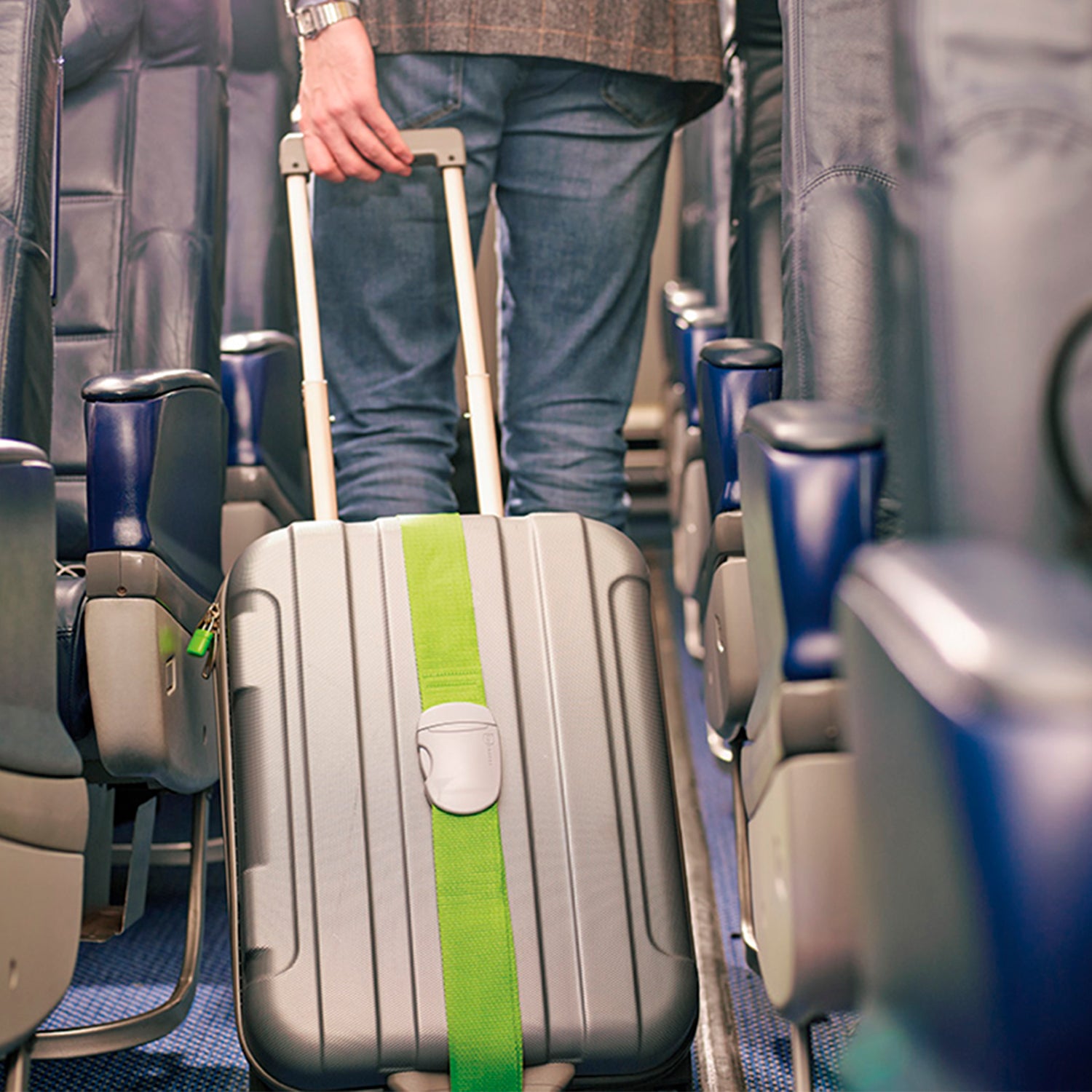 CINTA DE SEGURIDAD PARA EQUIPAJE GLO VERDE