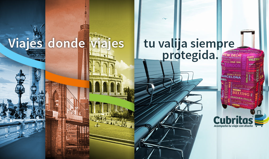 FUNDA CUBRE MALETA DISEÑO CHILE