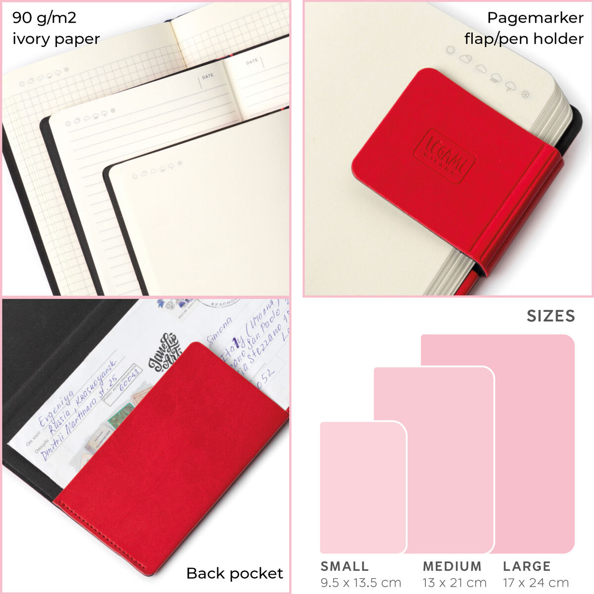 Libreta/ Bitácora de Viaje Legami color petróleo | 192 Páginas de líneas, Tapa Dura - Pilgrim Tienda para viajeros