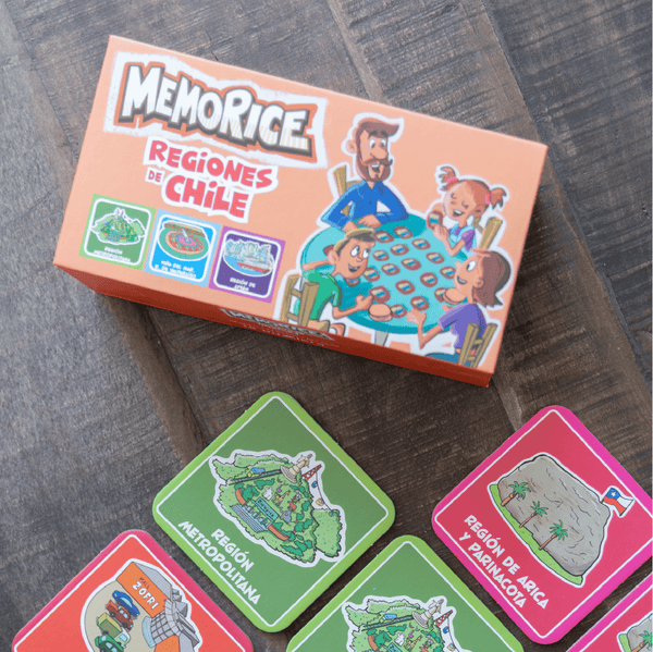 MEMORICE REGIONES Y CIUDADES DE CHILE 48 PIEZAS