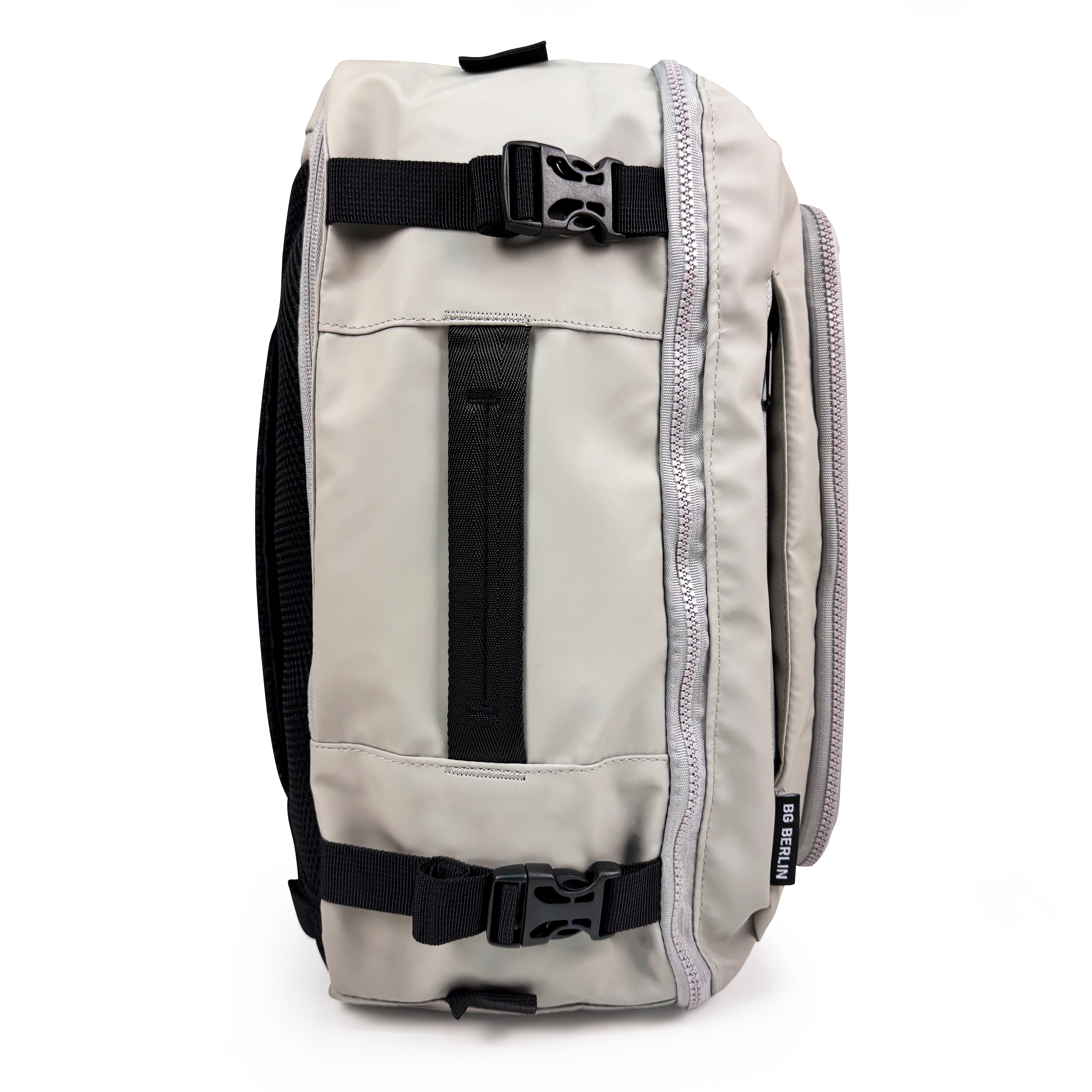 Mochila BG Berlin con cremallera completa para empacado rápido y ordenado