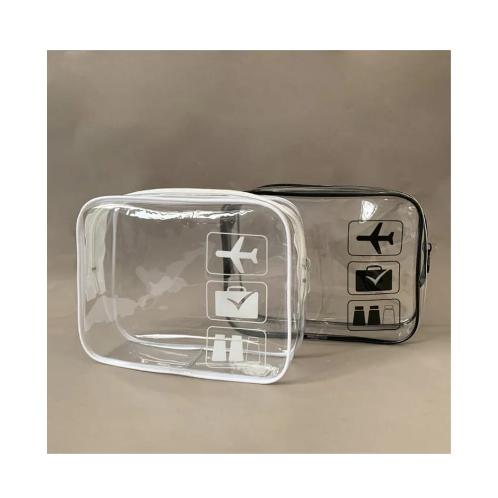 NECESER TRANSPARENTE CON CIERRE