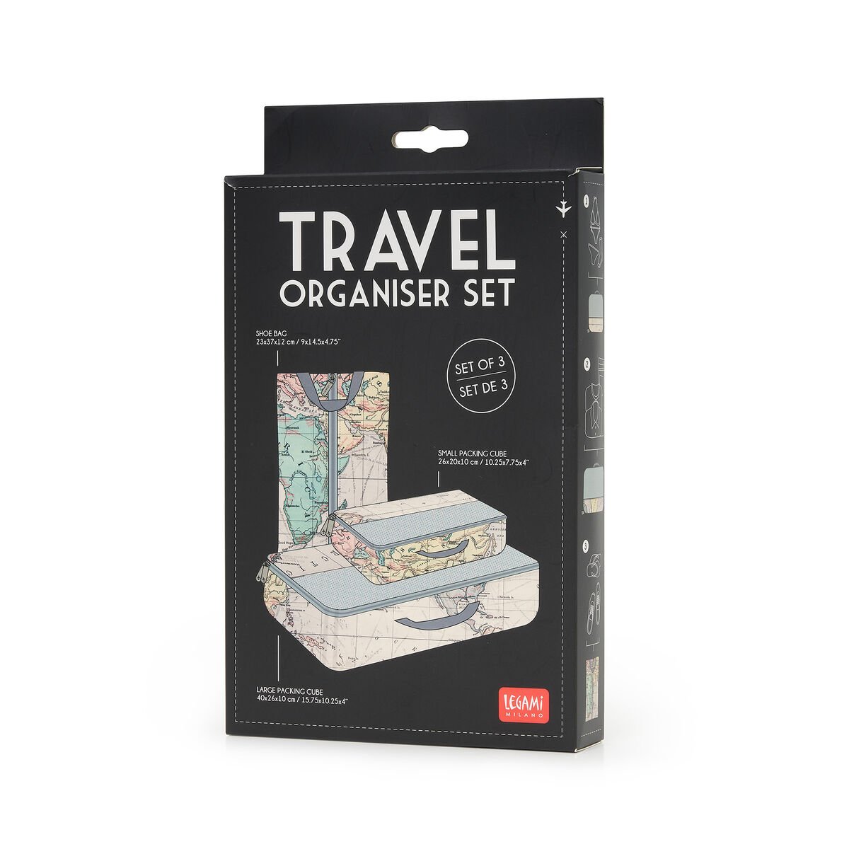 BOLSAS ORGANIZADORAS LEGAMI - SET DE 3 EQUIPAJE - Pilgrim Tienda para viajeros
