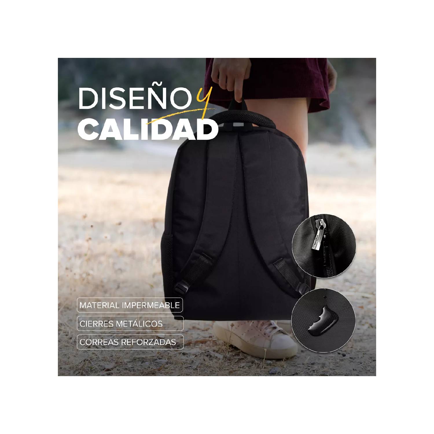 MOCHILA TRAVEL BLUE BP5654 PARA NOTEBOOK 15,6" 35 LTS NEGRA - Pilgrim Tienda para viajeros