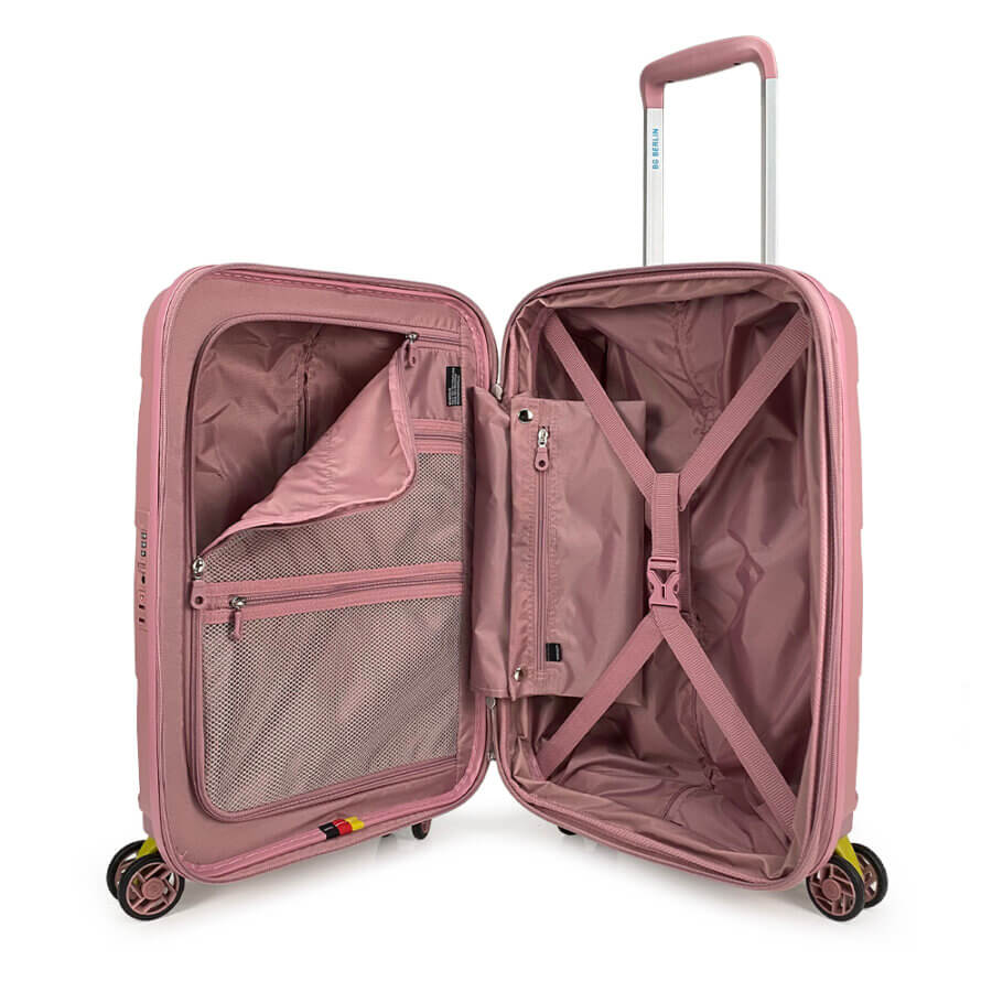 maleta de cabina 10 kgs liviana resistente expandible con doble cierre