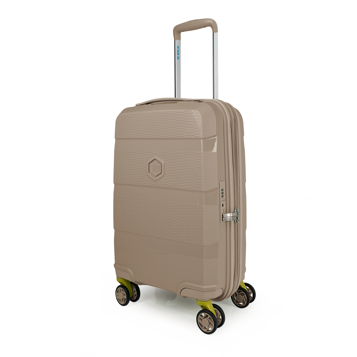 Maleta de cabina BG Berlin ZIP² 35 L (10 kg) arena, vista en ángulo