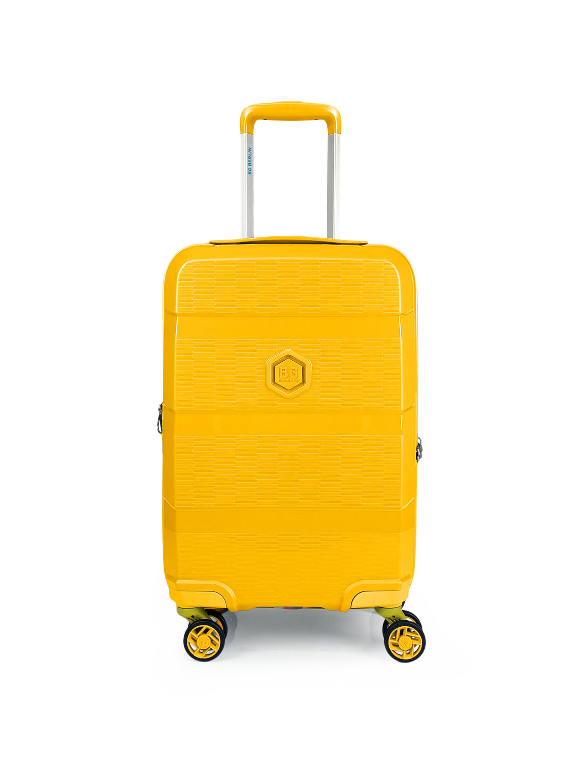 Maleta de cabina BG Berlin ZIP² 35 L (10 kg) amarilla, vista frontal