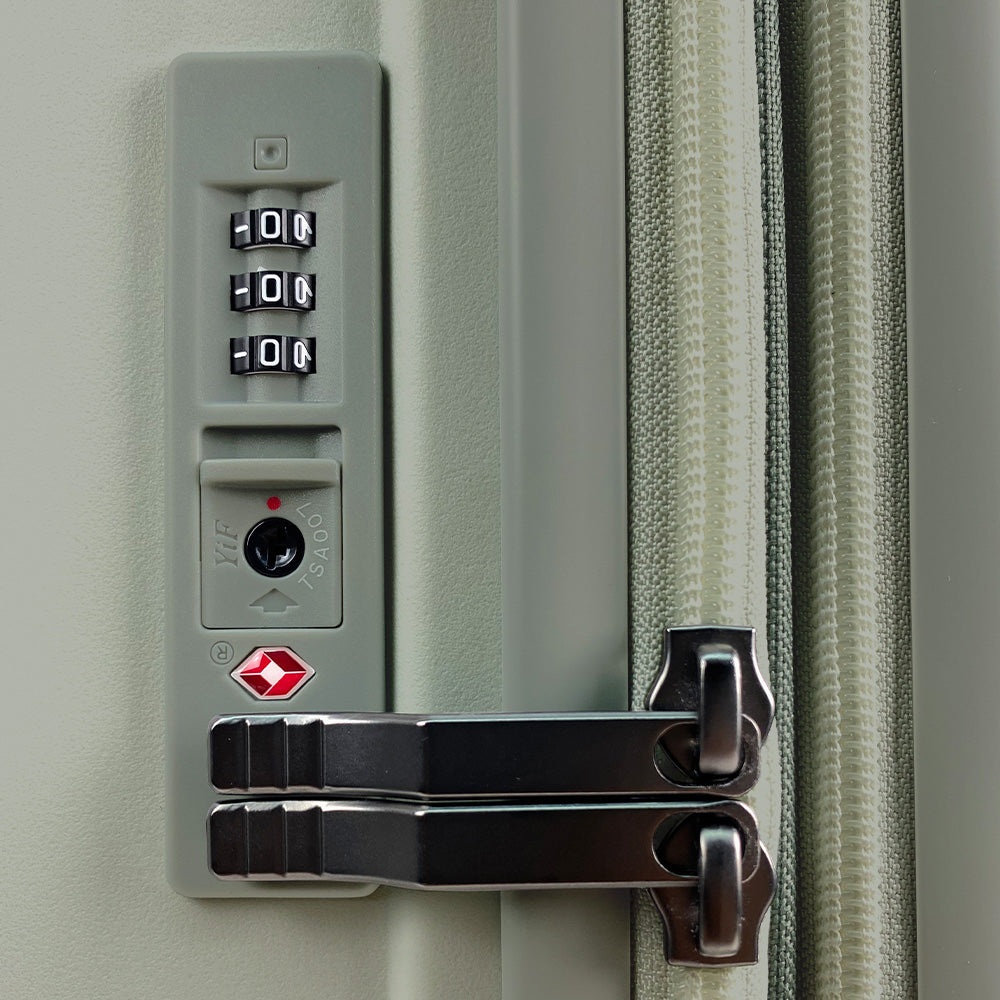 Maleta de cabina grande BG Berlin, doble cierre, seguridad TSA y expandible