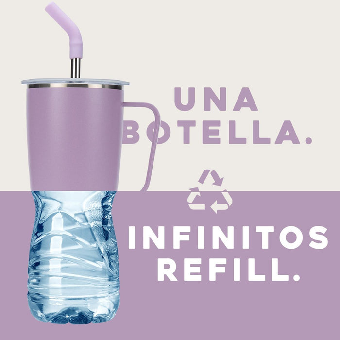 MUG VASO TÉRMICO BUFFER ROQUES 1 LT