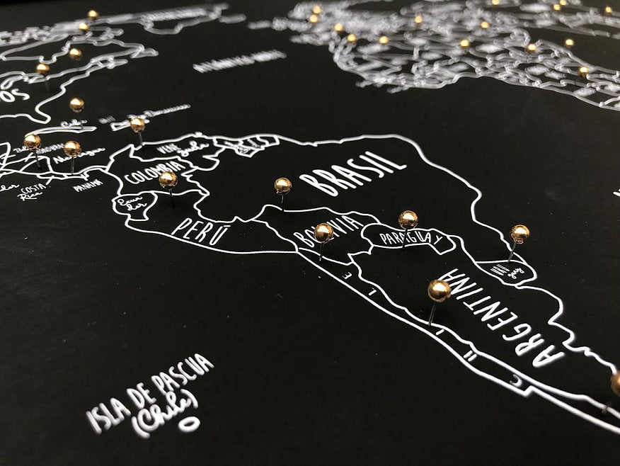 SKETCH MAP PINEABLE NEGRO MARCO NEGRO