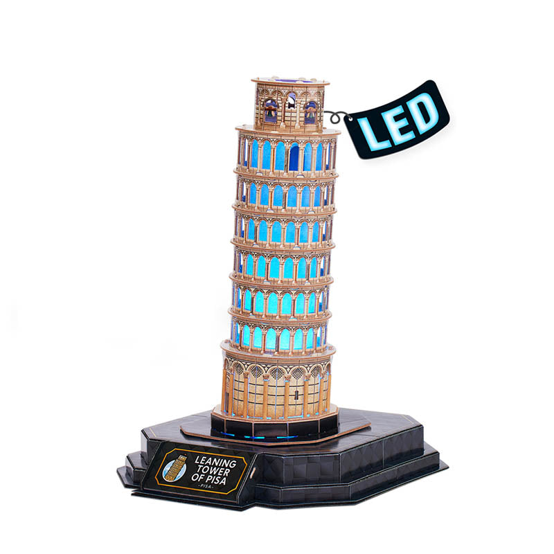 PUZZLE 3D LED TORRE DE PISA NIGHT EDITION - Pilgrim Tienda para viajeros