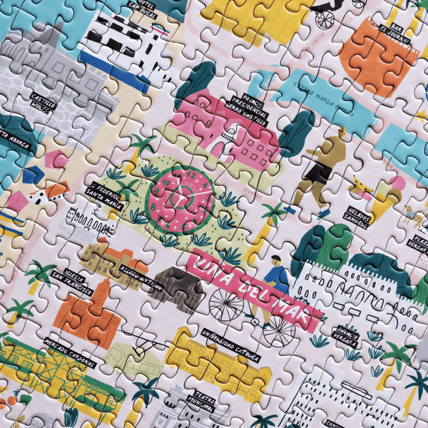 PUZZLE MAPA VALPARAISO/ VIÑA 1000 PIEZAS