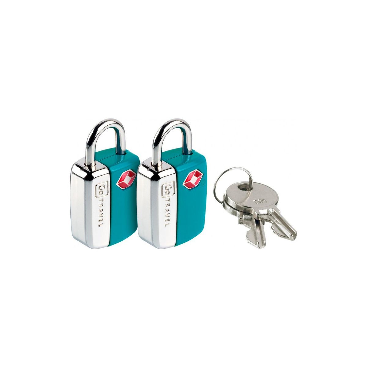 PAR DE MINI CANDADOS TSA CON LLAVE - Pilgrim Tienda para viajeros