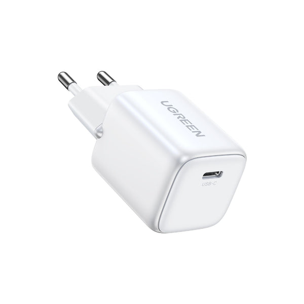 Cargador Rápido UGREEN USB-C 20W Blanco - Pilgrim Tienda para viajeros