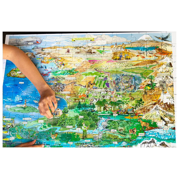 Puzzle Vocabulario Geográfico de Chile - Pilgrim Tienda para viajeros