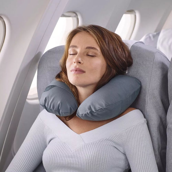 ALMOHADA INFLABLE FUNDA REMOVIBLE - AZUL - Pilgrim Tienda para viajeros