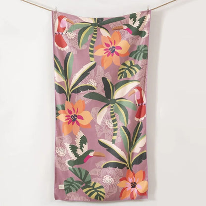 Toalla playa microfibra 90X180cms Bali Malva