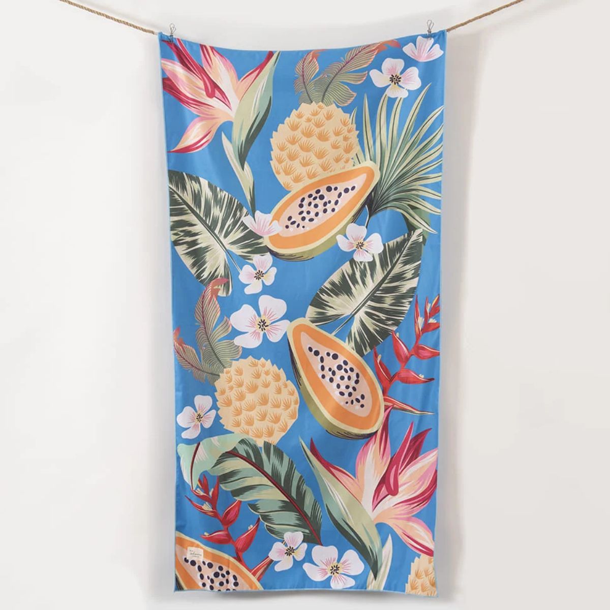 Toalla playa microfibra 90X180cms Tahití Azul