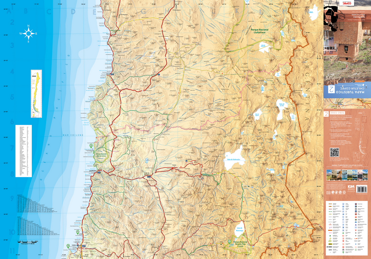 MAPA TURISTICO SAN PEDRO DE ATACAMA - Pilgrim Tienda para viajeros