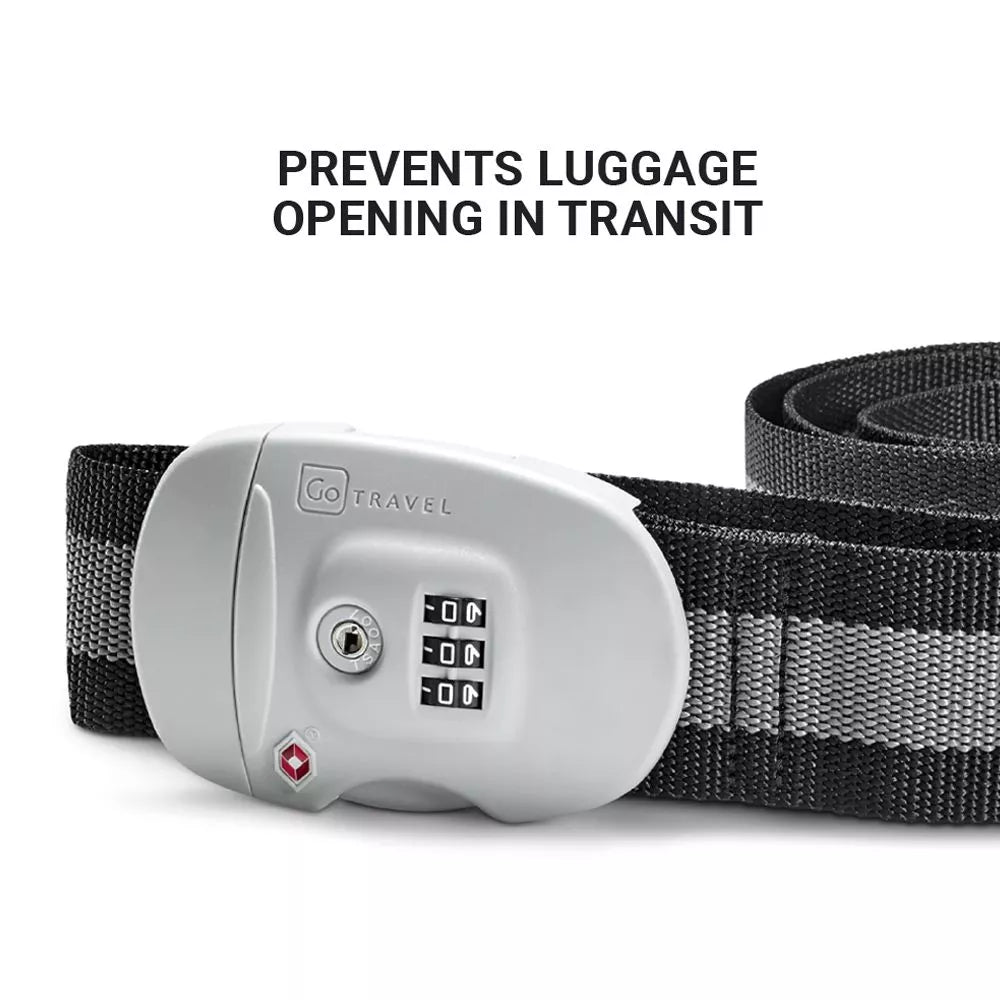 CINTA DE SEGURIDAD PARA EQUIPAJE TSA CON CLAVE - Pilgrim Tienda para viajeros