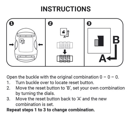 CINTA DE SEGURIDAD PARA EQUIPAJE TSA CON CLAVE