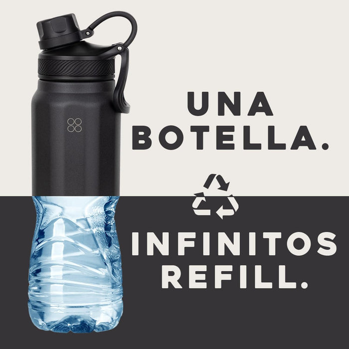 BOTELLA TERMICA BUFFER PAINE 750 ML 2 TAPAS - Pilgrim Tienda para viajeros