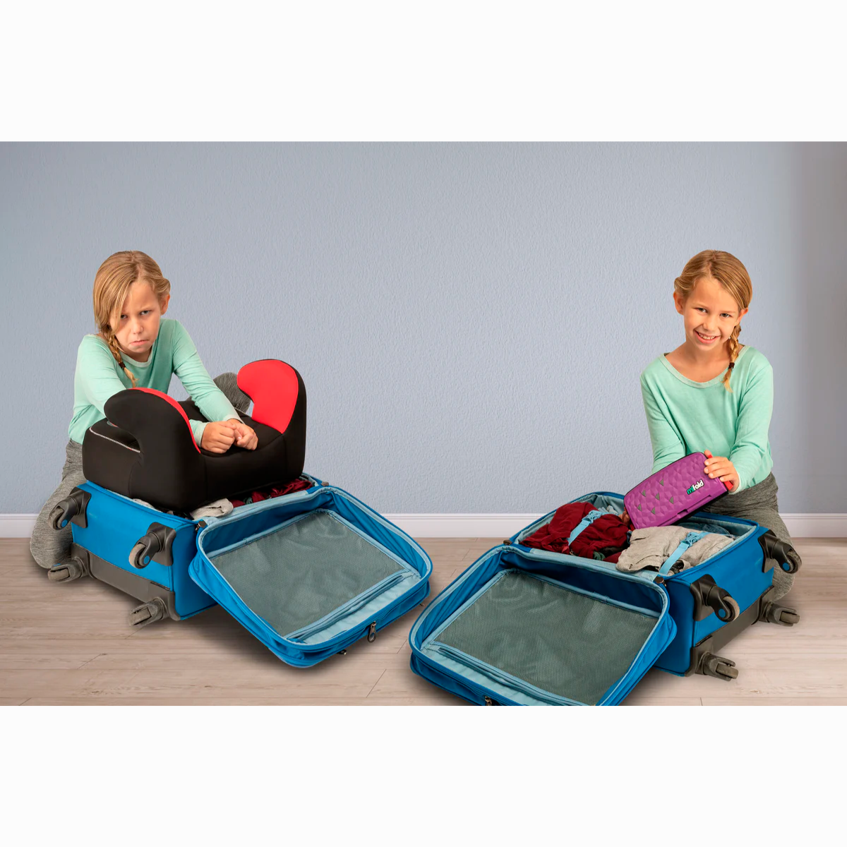ALZADOR AUTO NIÑOS MIFOLD COMFORT PORTATIL - Pilgrim Tienda para viajeros