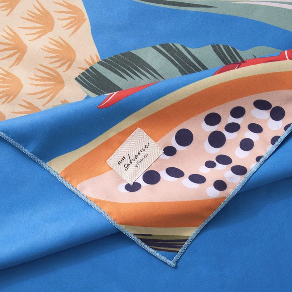 Toalla playa microfibra 90X180cms Tahití Azul