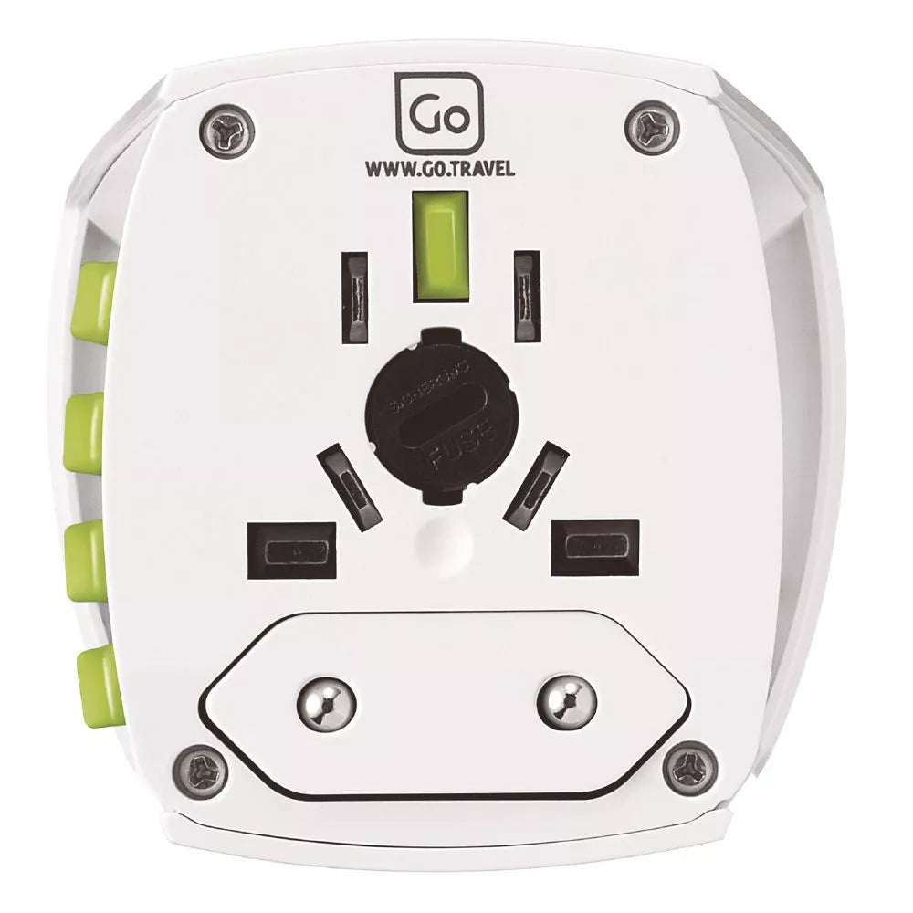 ADAPTADOR CORRIENTE UNIVERSAL (SIN TIERRA) - Pilgrim Tienda para viajeros