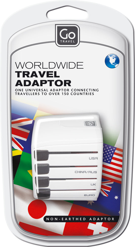 ADAPTADOR CORRIENTE UNIVERSAL 4 CLAVIJAS DESLIZANTES