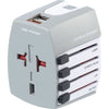 ADAPTADOR UNIVERSAL DE 4 CLAVIJAS + 2 USB-A