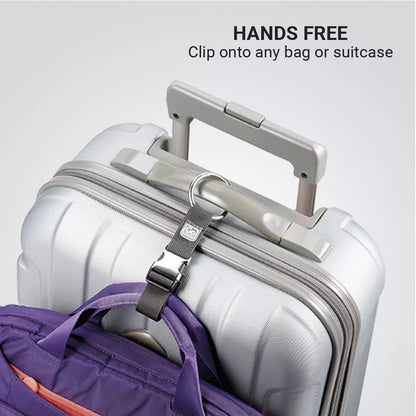 Clip Sujetador de Equipaje Ajustable Go Travel