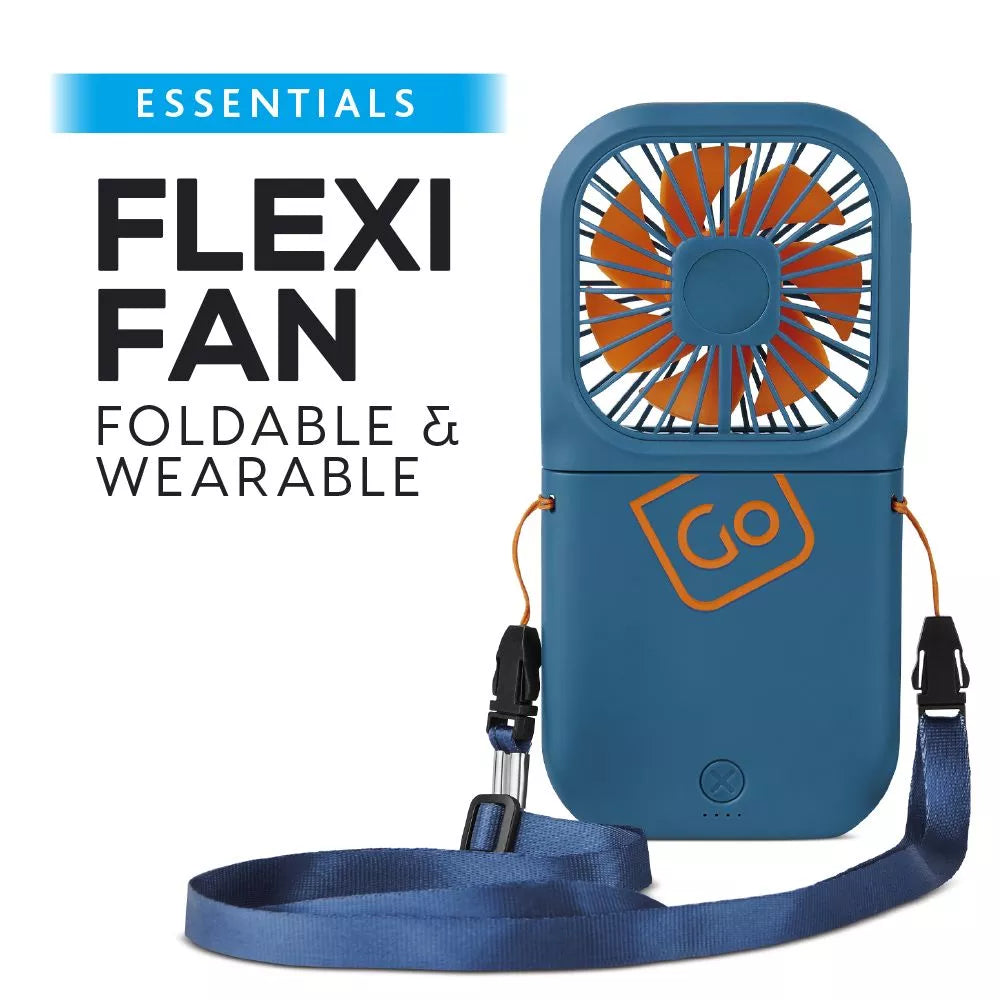 VENTILADOR DE VIAJE FLEXI/ VERSATIL + BATERIA EXTERNA EMERGENCIA