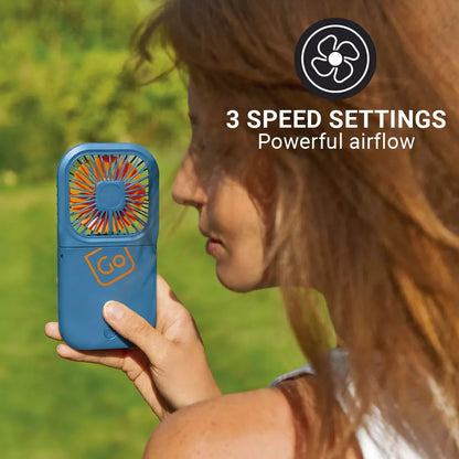 VENTILADOR DE VIAJE FLEXI/ VERSATIL + BATERIA EXTERNA EMERGENCIA