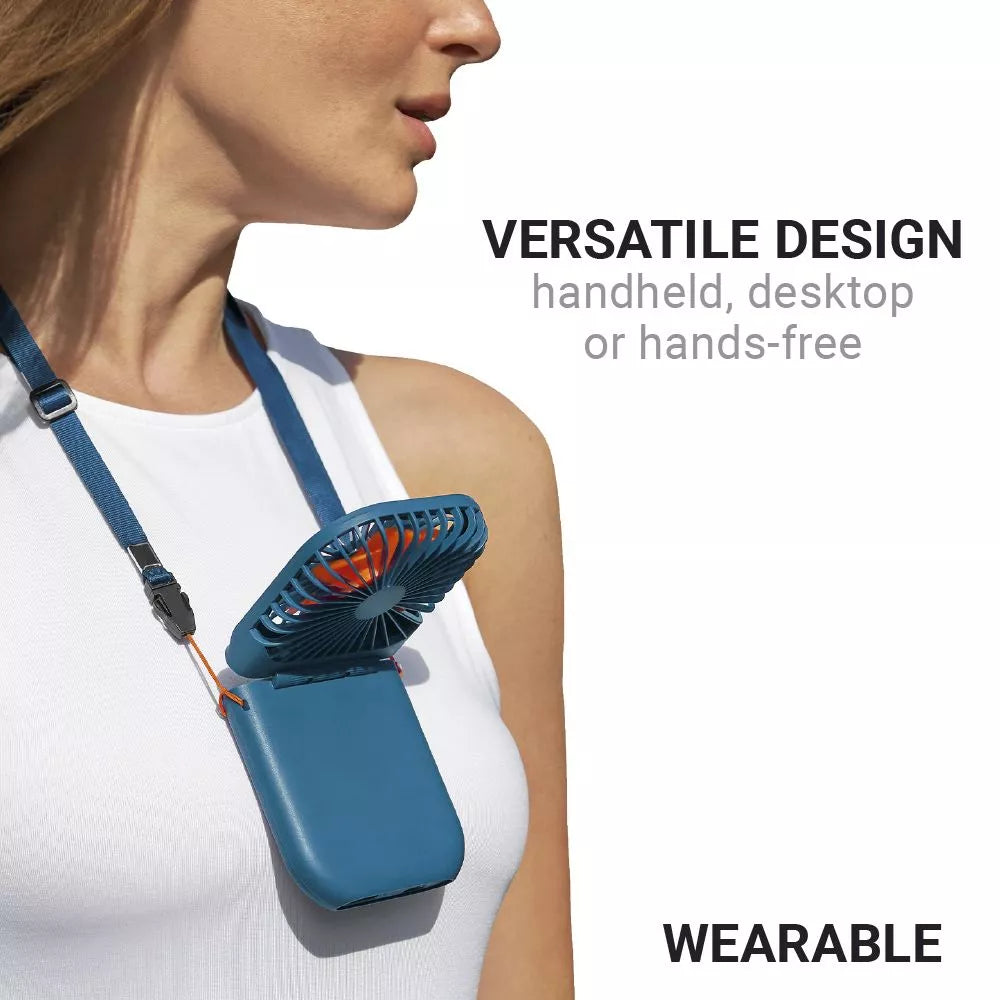 VENTILADOR DE VIAJE FLEXI/ VERSATIL + BATERIA EXTERNA EMERGENCIA