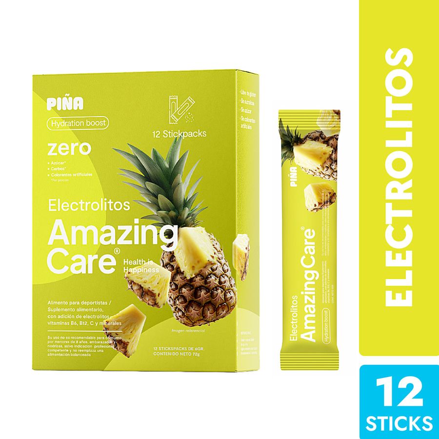 Pack de 12 sobres de electrolitos/ bebida hidratante sabor piña ZERO - Pilgrim Tienda para viajeros