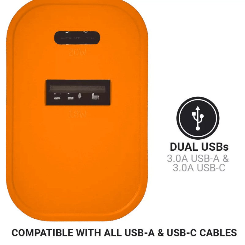 CARGADOR UNIVERSAL USB A &amp; C CARGA RAPIDA +65W