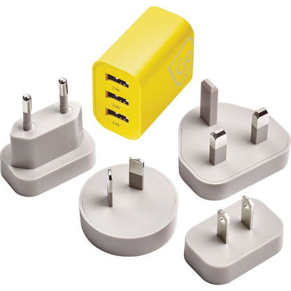 CARGADOR UNIVERSAL CON 3 PUERTOS USB-A 2.4A