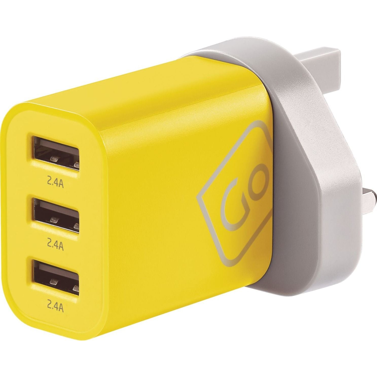 CARGADOR UNIVERSAL CON 3 PUERTOS USB-A 2.4A