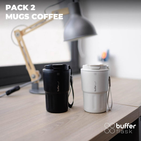 DOS MUG VASO TERMICO BUFFER MONTANA - 400ML - Pilgrim Tienda para viajeros