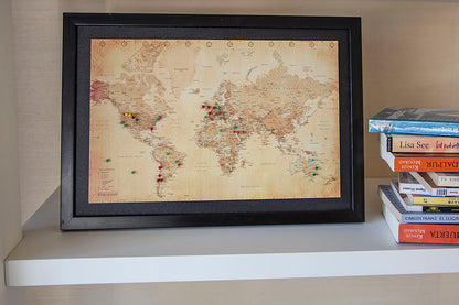 MAPA PINS MUNDI CHICO MARCO NEGRO