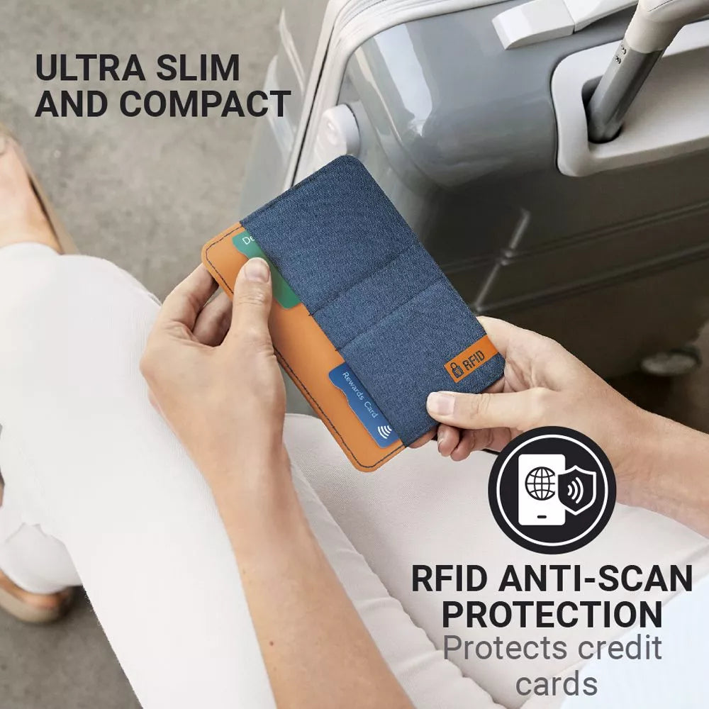 PORTA PASAPORTE SLIP CON BLOQUEO RFID - Pilgrim Tienda para viajeros