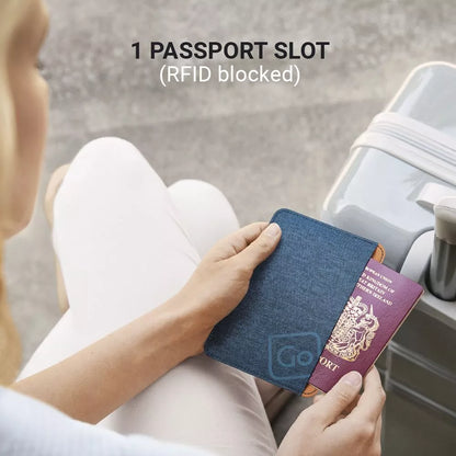 PORTA PASAPORTE SLIP CON BLOQUEO RFID - Pilgrim Tienda para viajeros